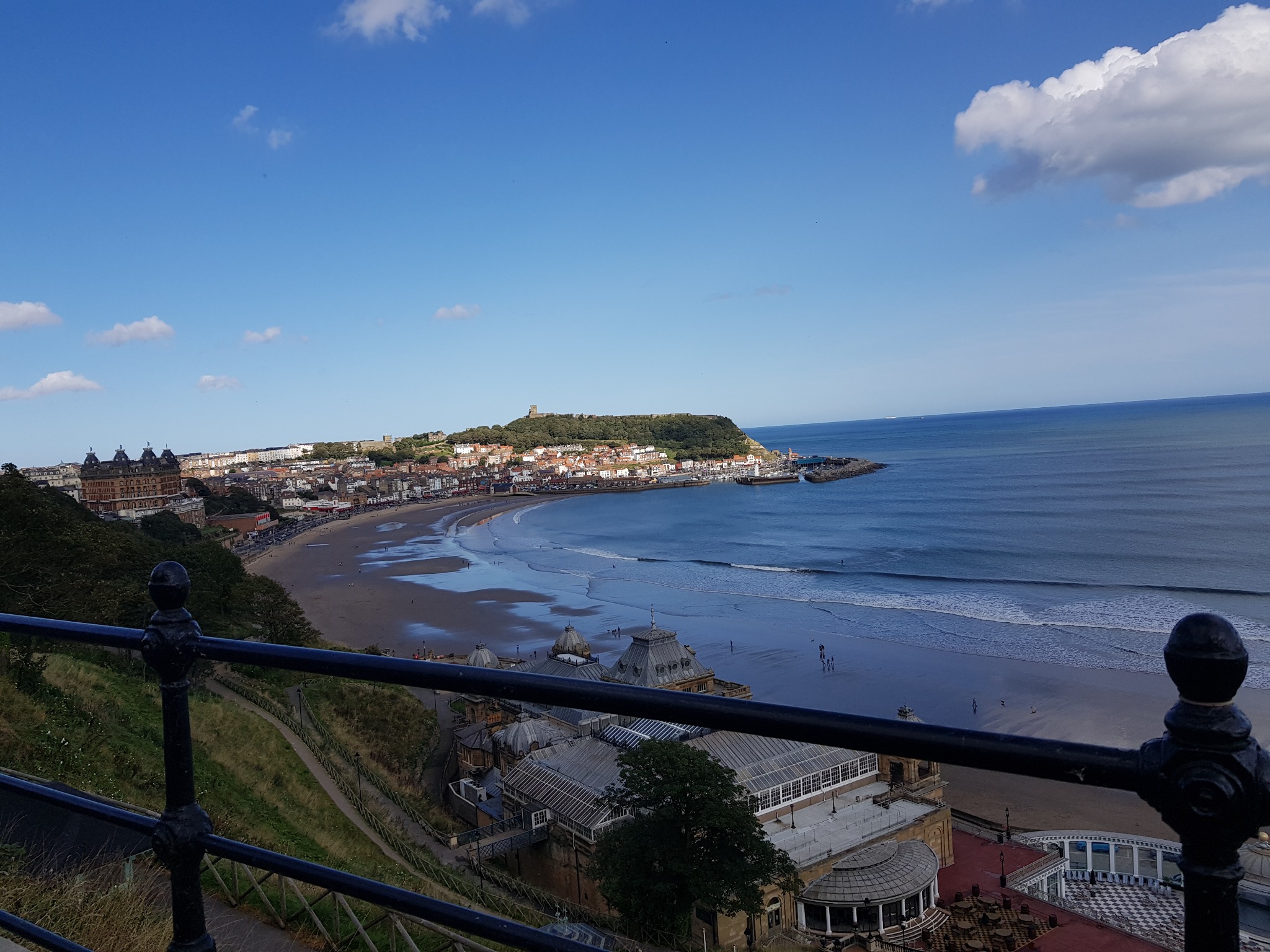 South Bay viewed from above Scarborough Spa